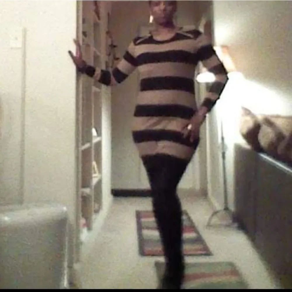 Michael Kors Striped Sweater Dress